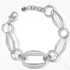 Brighton meridian lumens silver and crystal bracelet